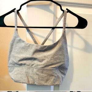 Gray Sports Bra